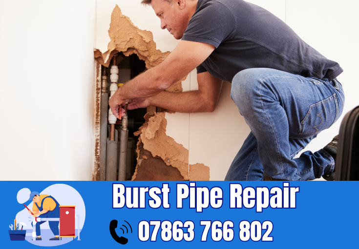 burst pipe repair Grappenhall